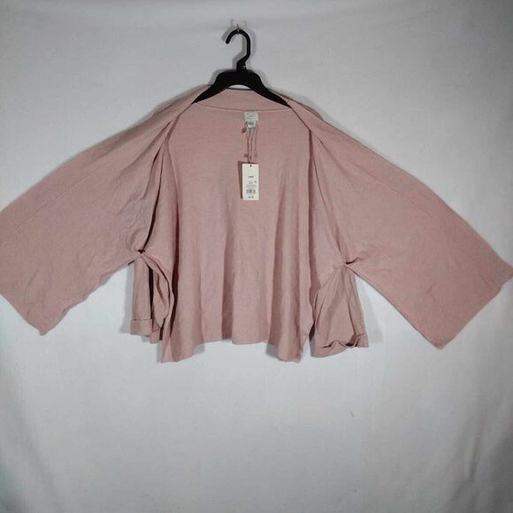 A New Day Women’s Sweater Kimono Cardigan One Size Open Front Pink, New With Tag - Picture 8 of 9